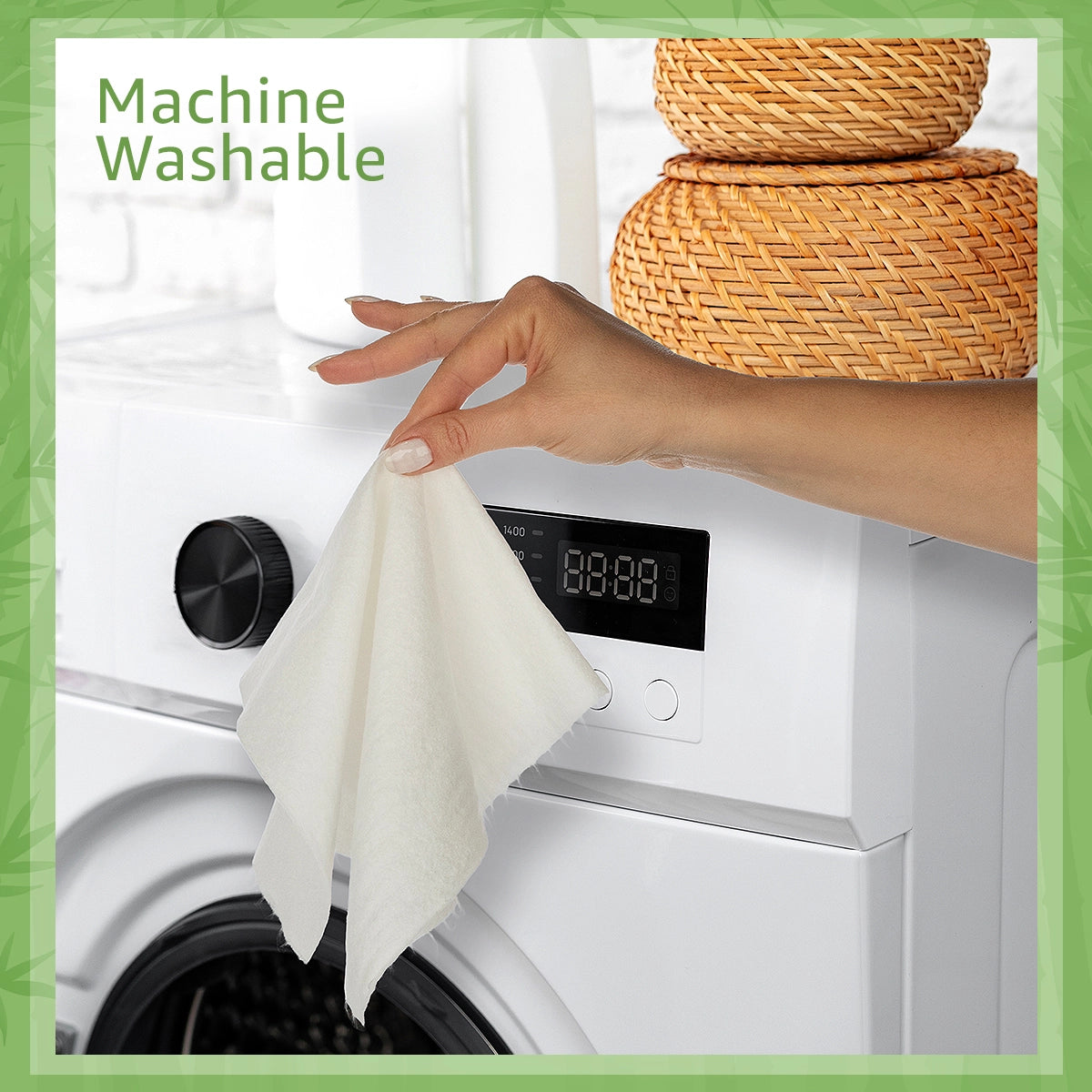 Reusable Bamboo Paper Towels Roll - 20 Sheets